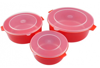 Good 2 Heat Microwave Lidded Dish Set x 3